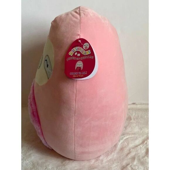 Squismallows Sloth Taryn Valentine 16" Pink Plush Soft Target Exclusive NWT - Picture 5 of 11